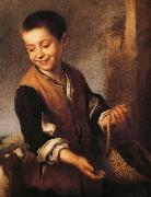 Bartolome Esteban Murillo Juvenile and Dogs Norge oil painting reproduction
